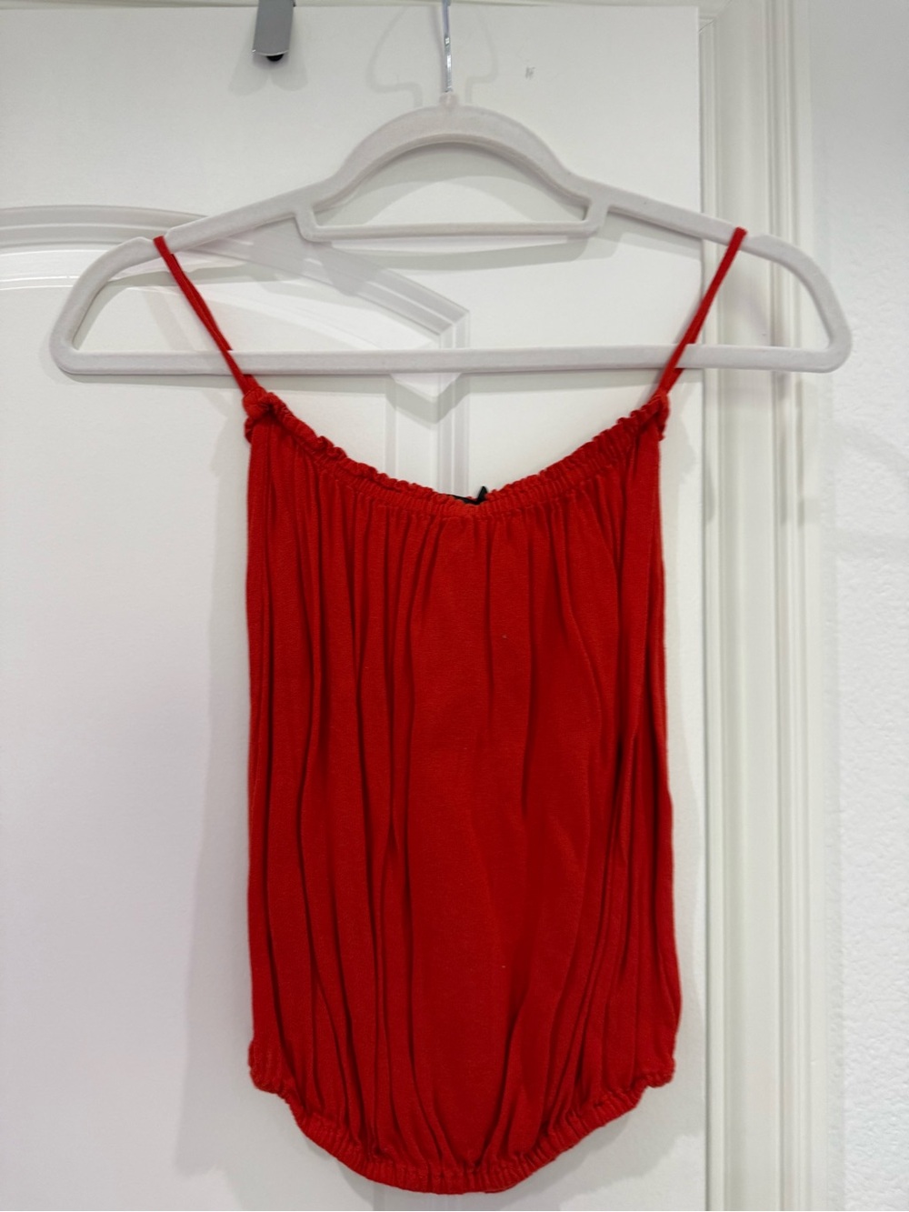 Indah Red Spaghetti Strap Camisole